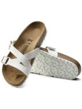 Birkenstock Yao sandal, white, size 38